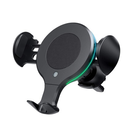 2020 New Arrival Mobile Accessories Portable Air Vent Mount Smart Wireless Charger Car Phone Holder