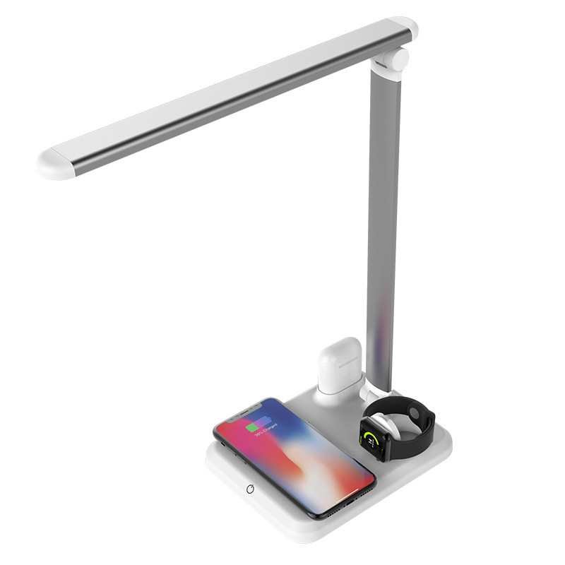 2020 Trending Products 4 in 1 Smart Portable Qi Phone Fast Wireless Charging Desk Lamp Wireless Charger